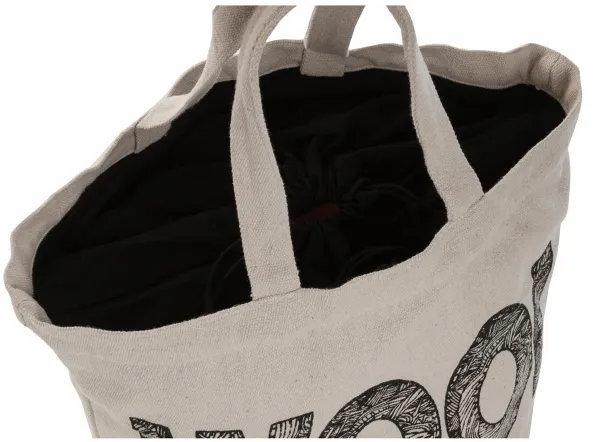 "Wool" Fabric Bucket Bag