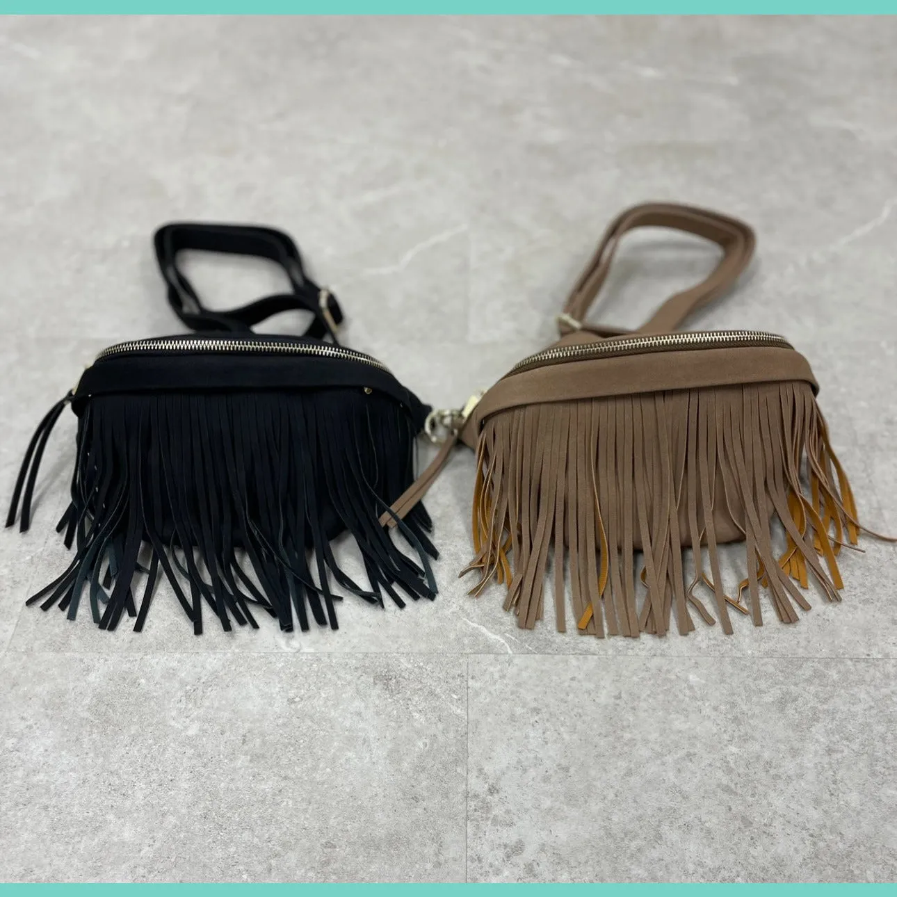 Removable Fringe Crossbody Fanny Pack