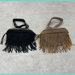 Removable Fringe Crossbody Fanny Pack