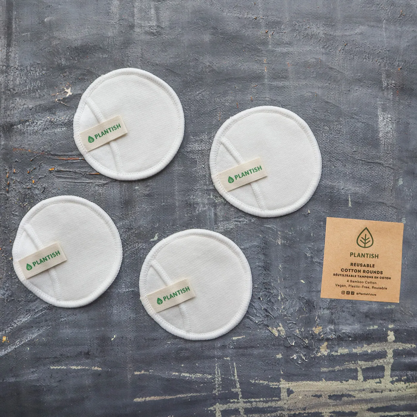 Reusable Cotton Rounds - 100% Cotton