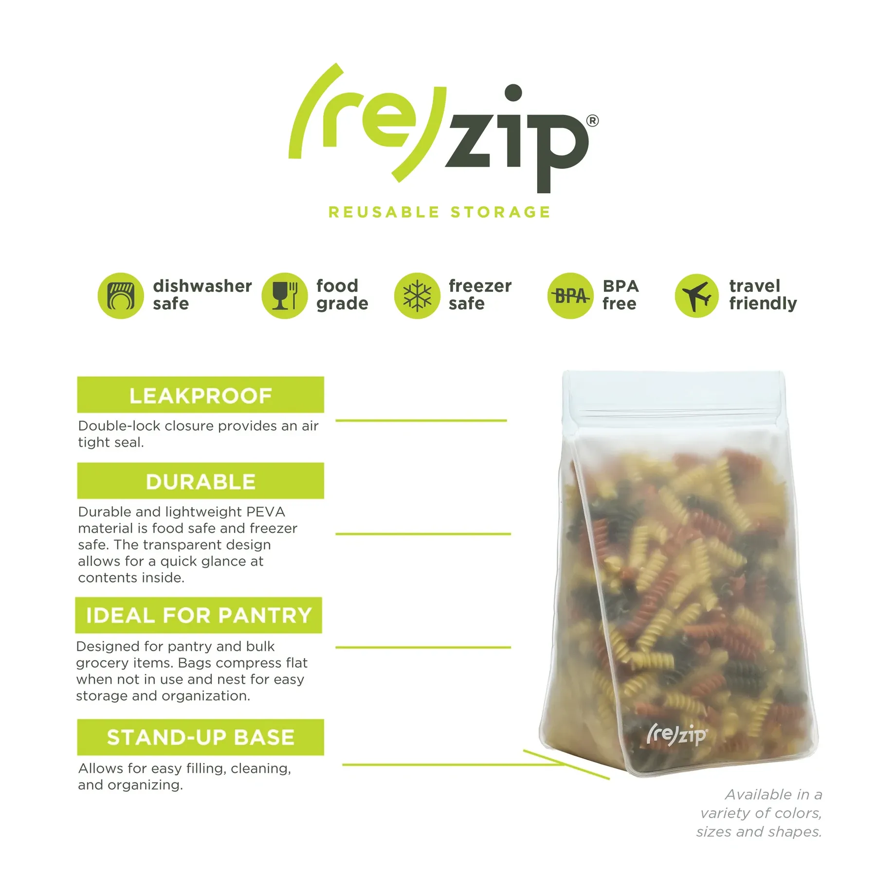 (re)zip - Tall 2-Piece Kit (6 & 8 cup)