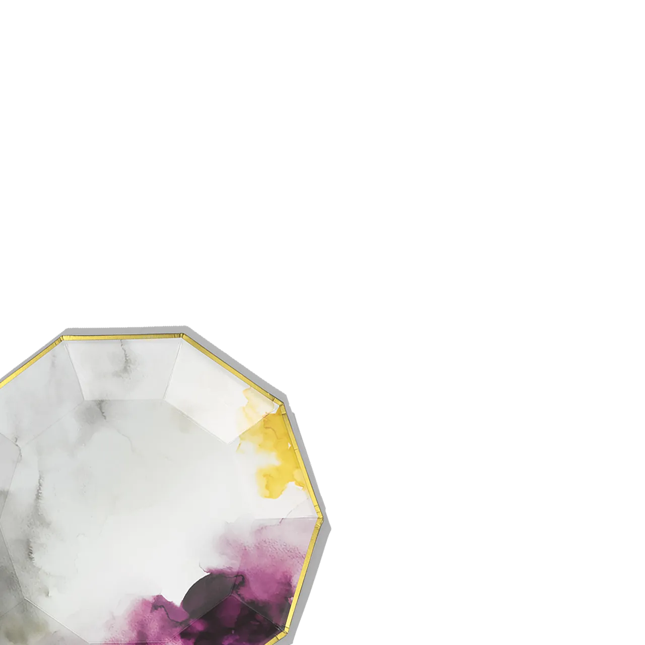 Roar   Rabbit Watercolor Large Plates (10 per pack)