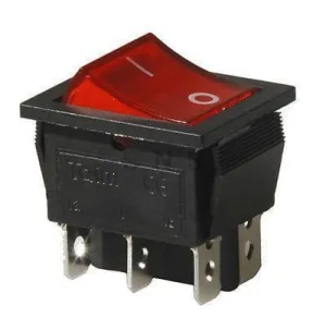 Rocker Switch DPST 6 Pin