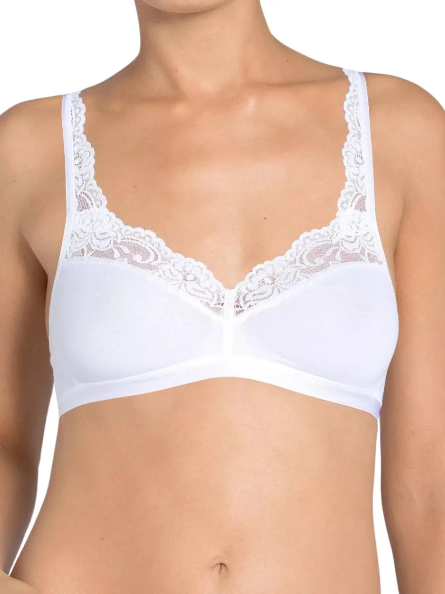 Romance Soft Cup Bralette - White