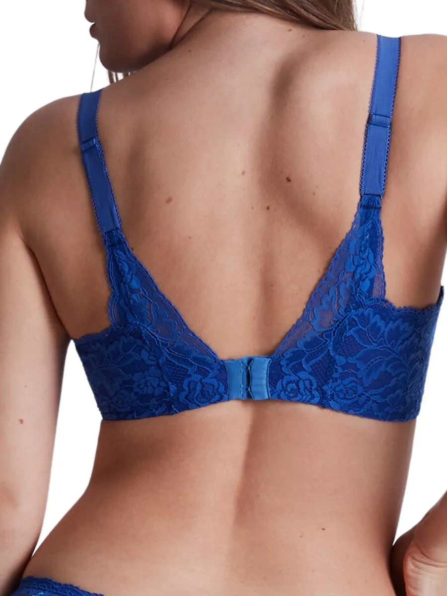 Rosessence Comfort Triangle Plunge Bra - Magic Blue