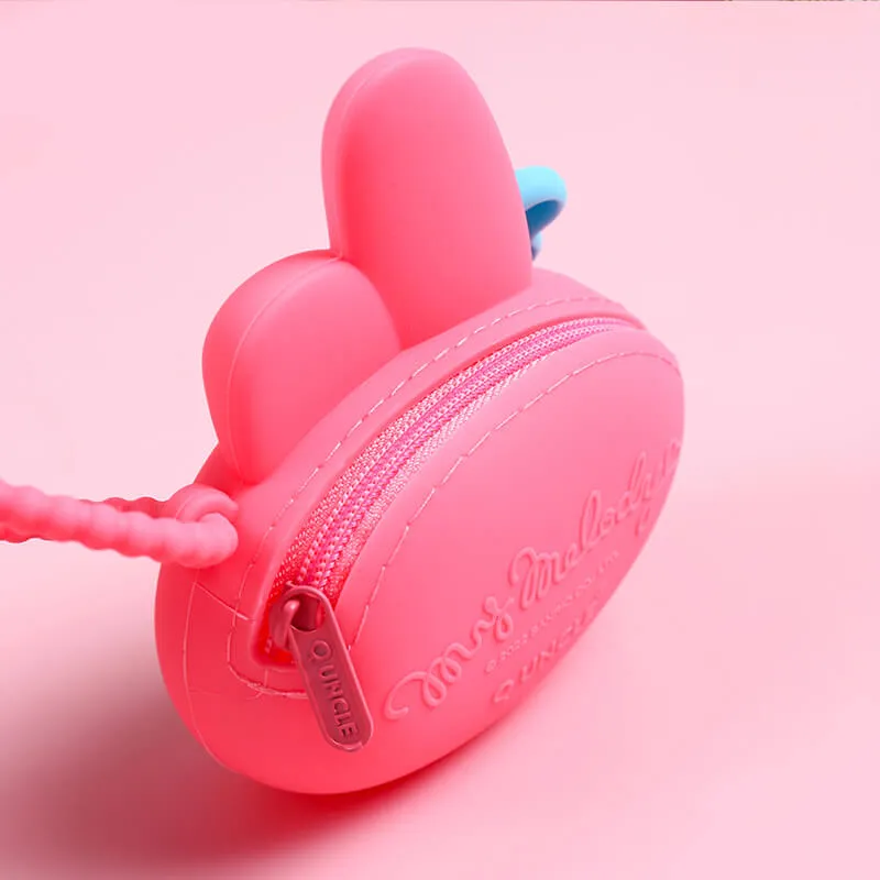 Sanrio Die-cut Silicone Zipper Coin Purse