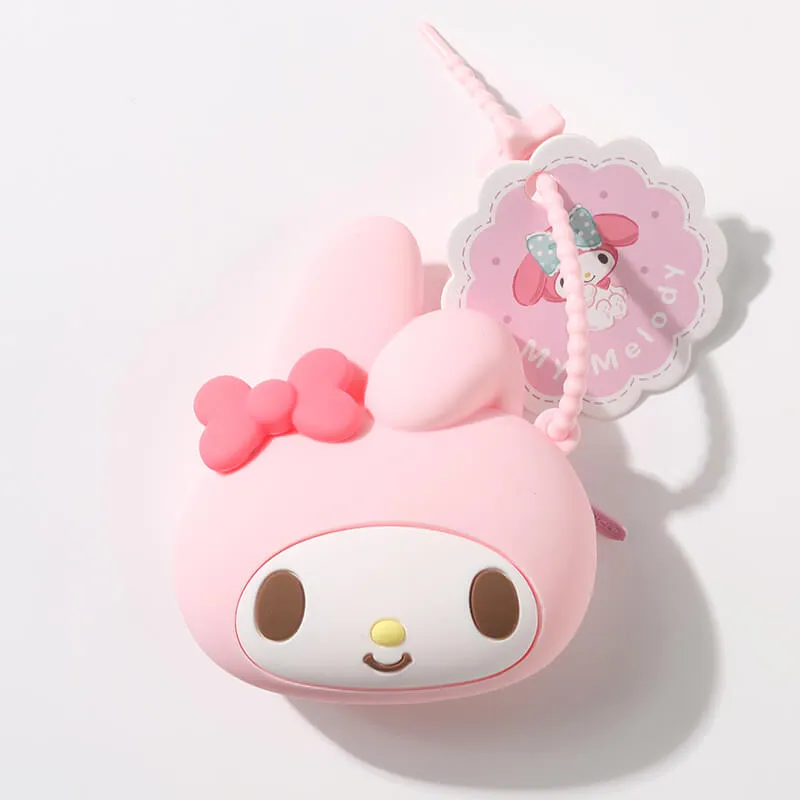 Sanrio Die-cut Silicone Zipper Coin Purse