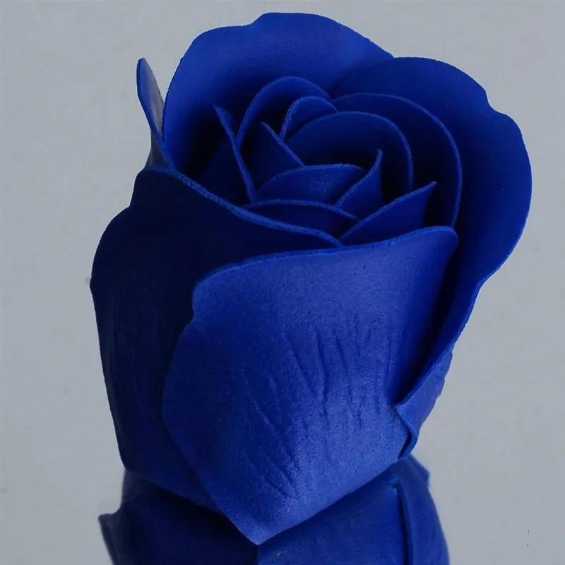 Scented Rose Soap Gift Box - Royal Blue