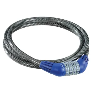 Schlage 5 Foot x 3/8 Inch Resettable Combination Cable Lock