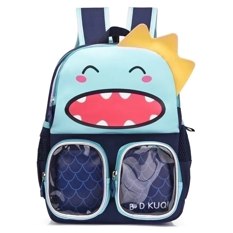 School Astronaut Dinosaur  Kids Backpack
