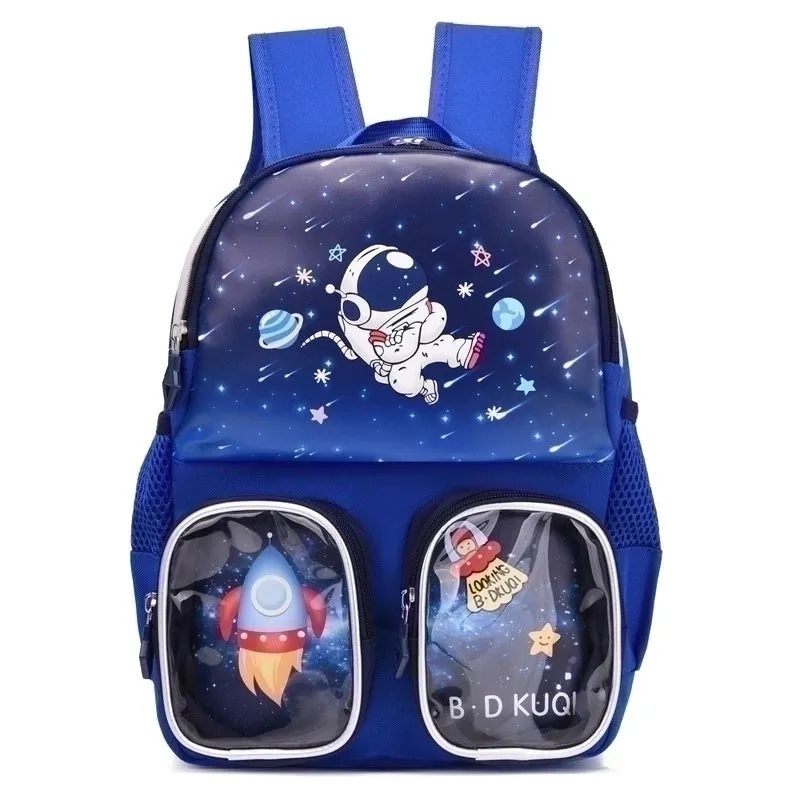 School Astronaut Dinosaur  Kids Backpack