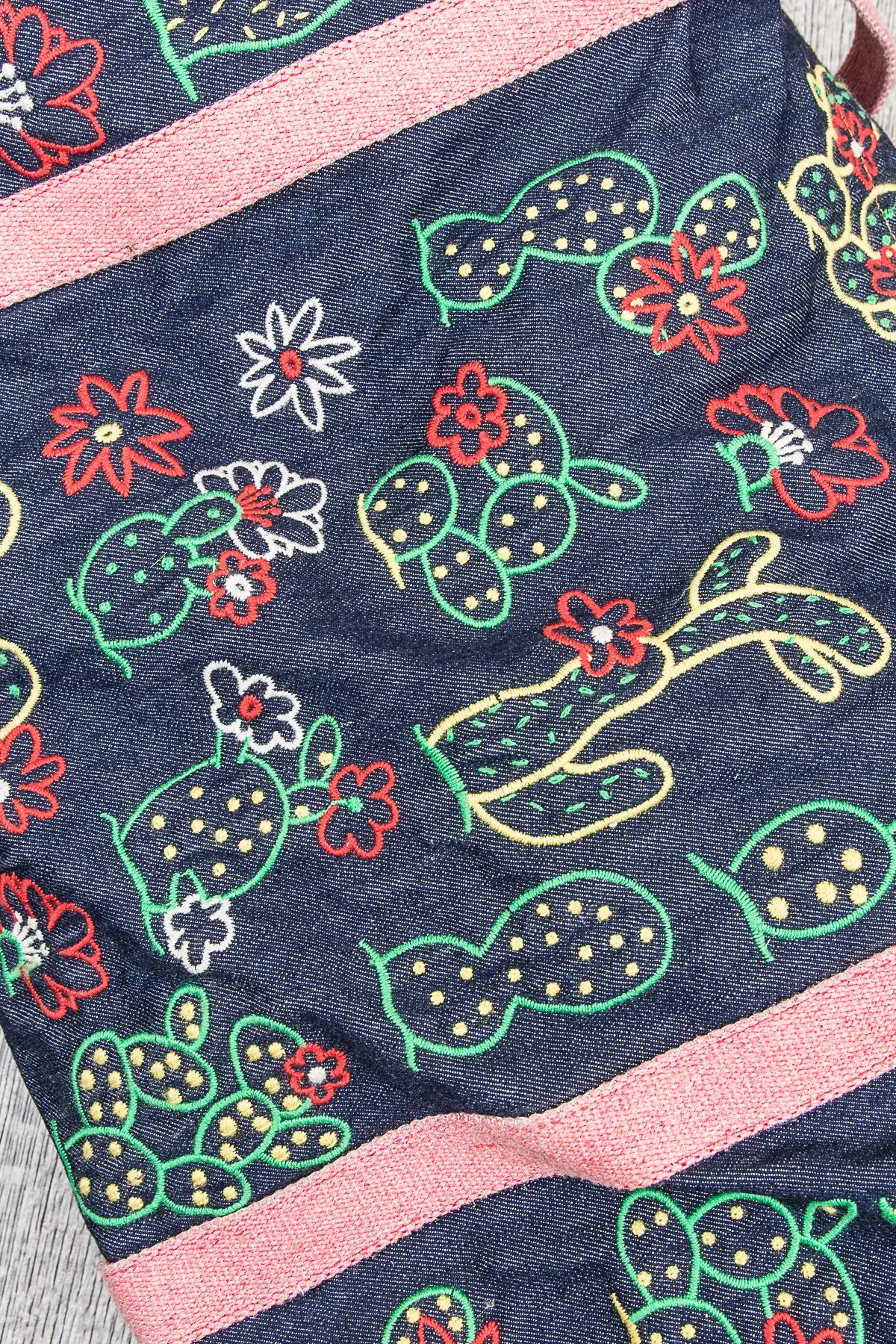 Second Hand LVC Cactus Denim Duffle Bag