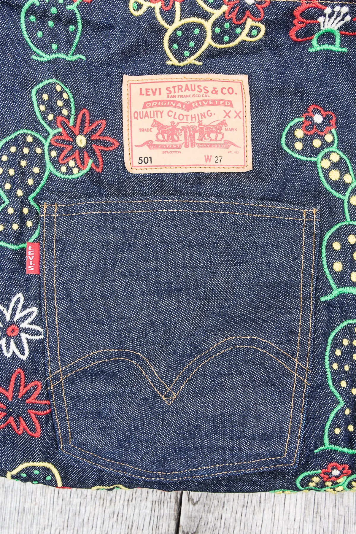 Second Hand LVC Cactus Denim Duffle Bag