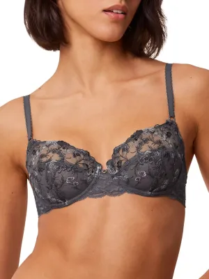 Sensual Spotlight Balcony Bra - Pebble Grey