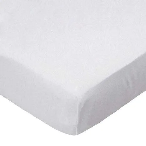 SheetWorld Fitted Portable Mini Crib Sheet - 100% Cotton Woven - White