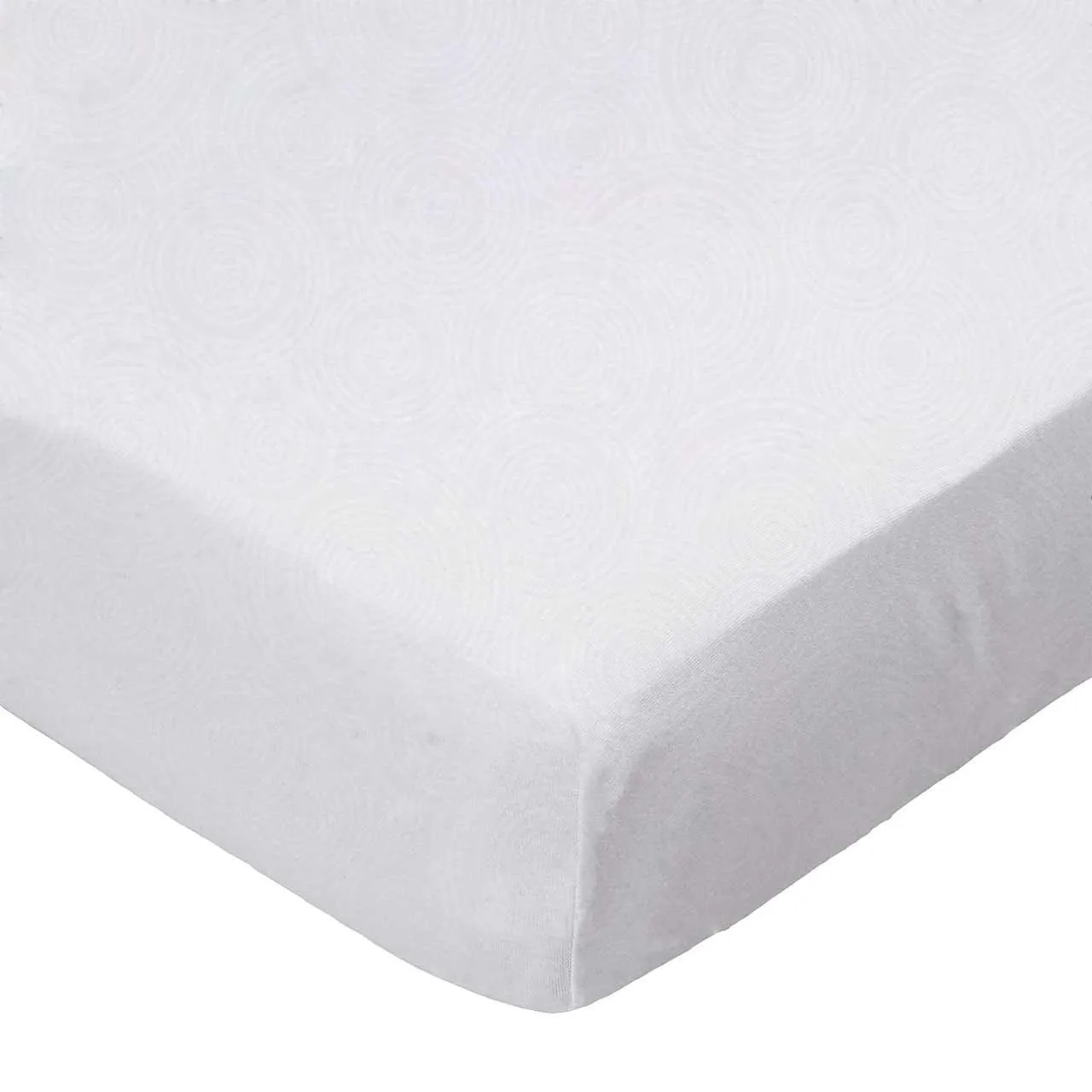 SheetWorld Fitted Portable Mini Crib Sheet - 100% Cotton Woven - White