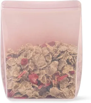 Silicone Reusable Storage Bag-50oz - Blush