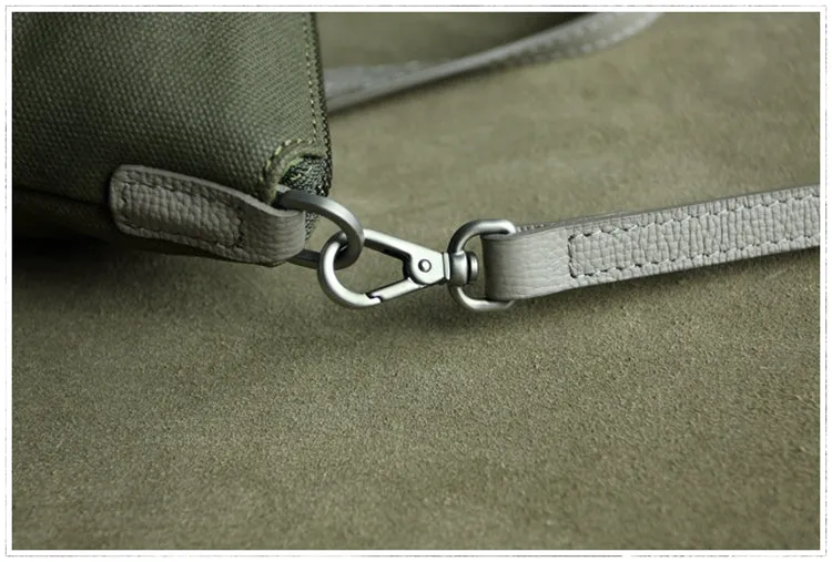 Small Womens Green Nylon Handbag Purse Nylon Crossbody Purse Shoulder Bag for Ladies