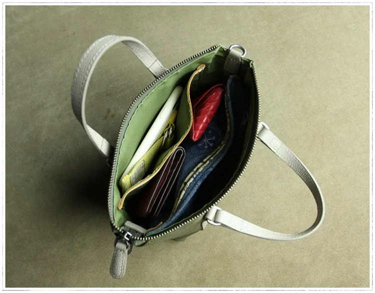 Small Womens Green Nylon Handbag Purse Nylon Crossbody Purse Shoulder Bag for Ladies