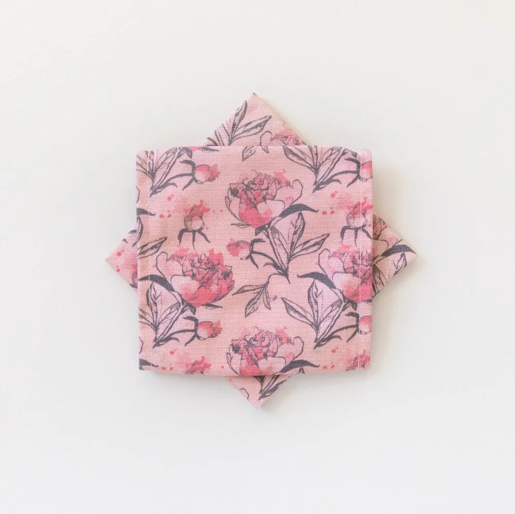Snack & Food Bag - Peonies