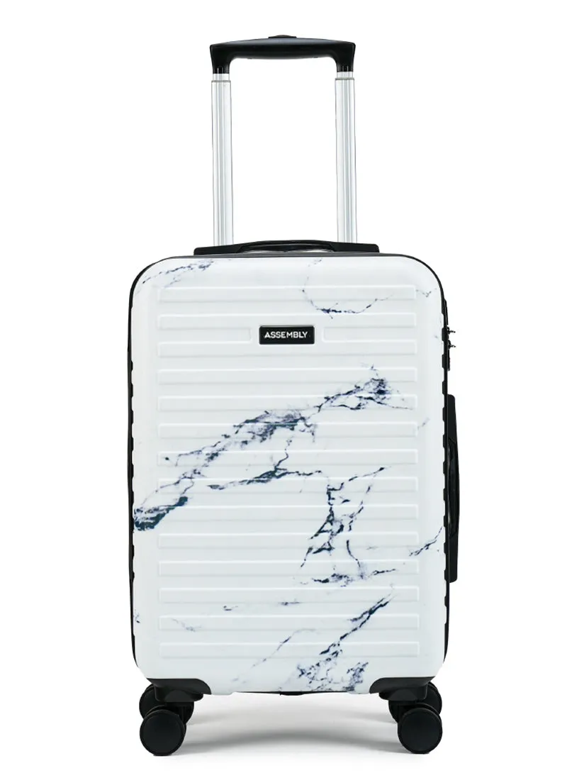 Stark | Marble Print | Cabin Hard Luggage