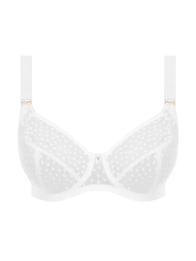 Starlight Side Support Bra - White