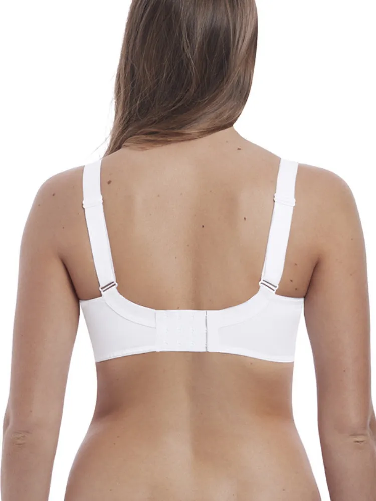 Starlight Side Support Bra - White
