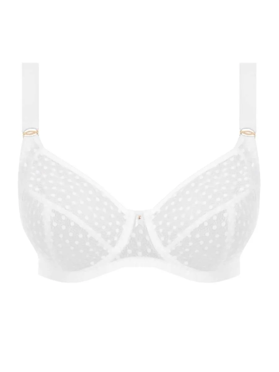 Starlight Side Support Bra - White