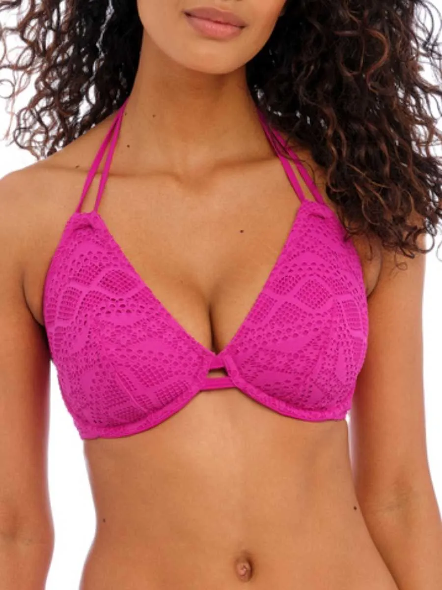 Sundance Halterneck Bikini Top - Orchid