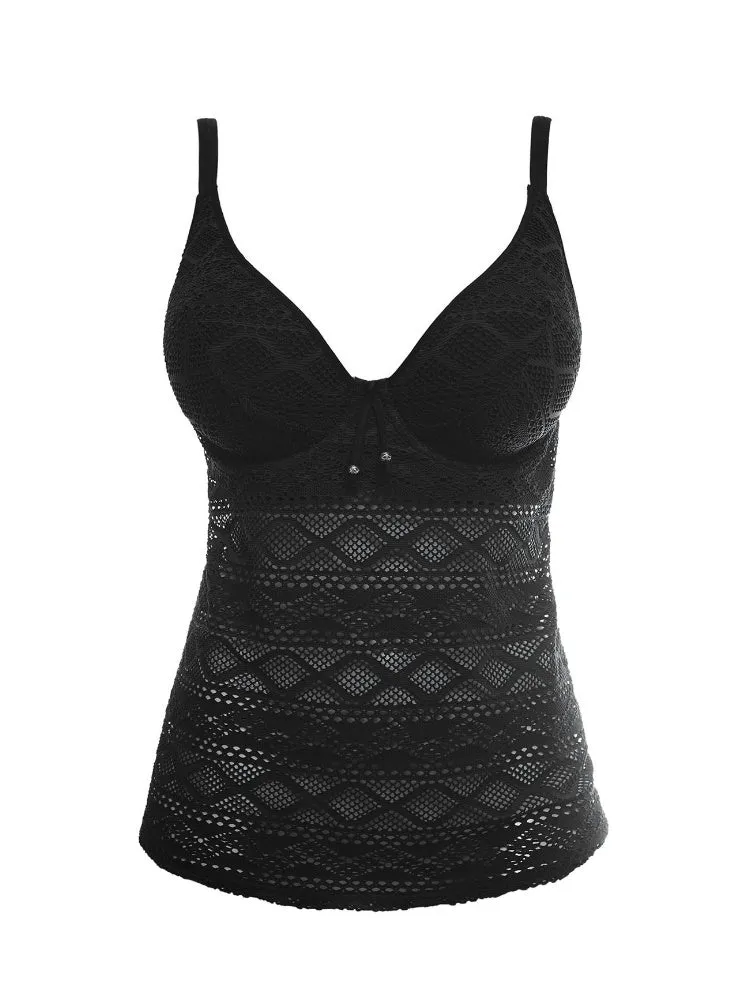 Sundance Tankini Top - Black