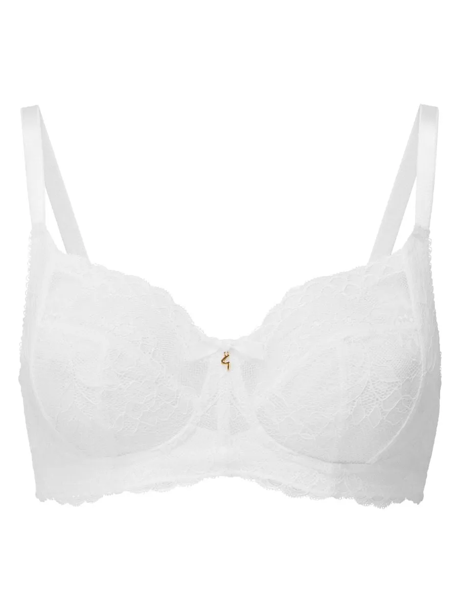 Superboost Lace Wireless Bra - White
