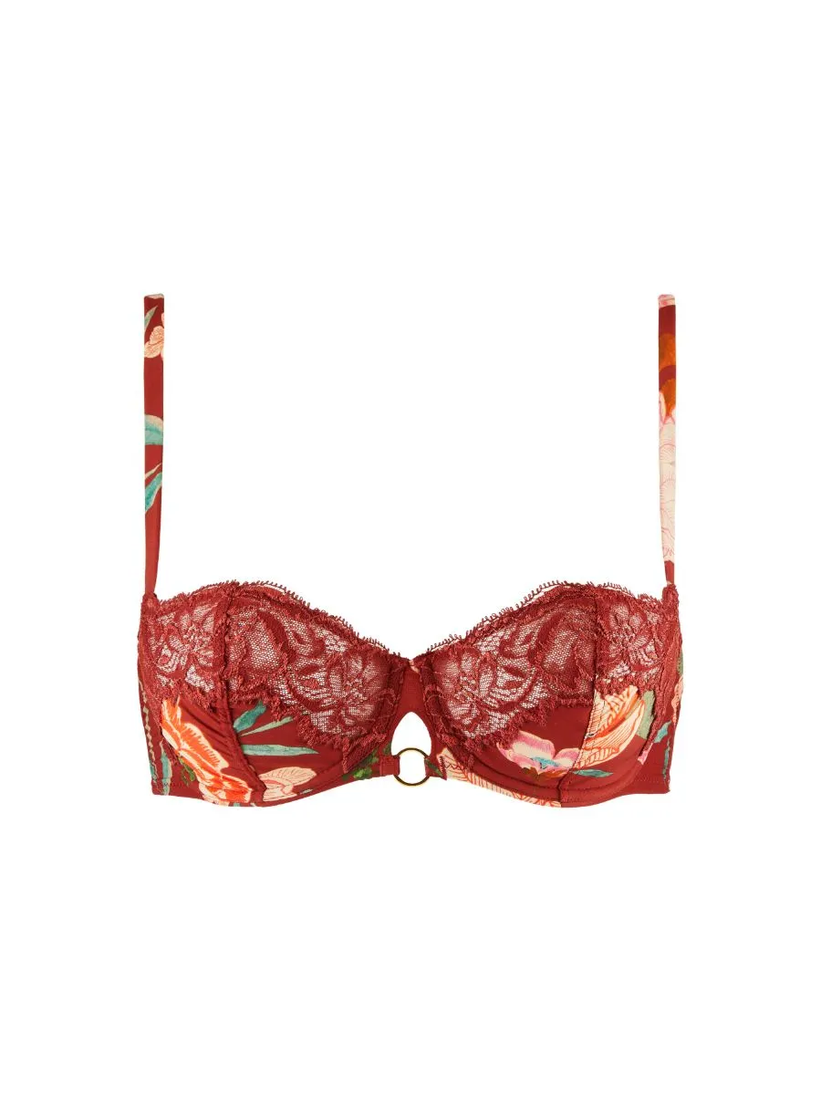 Sweet Folk Half Cup Bra - Sienna