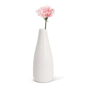 Tall Vase - 8" - Matte White