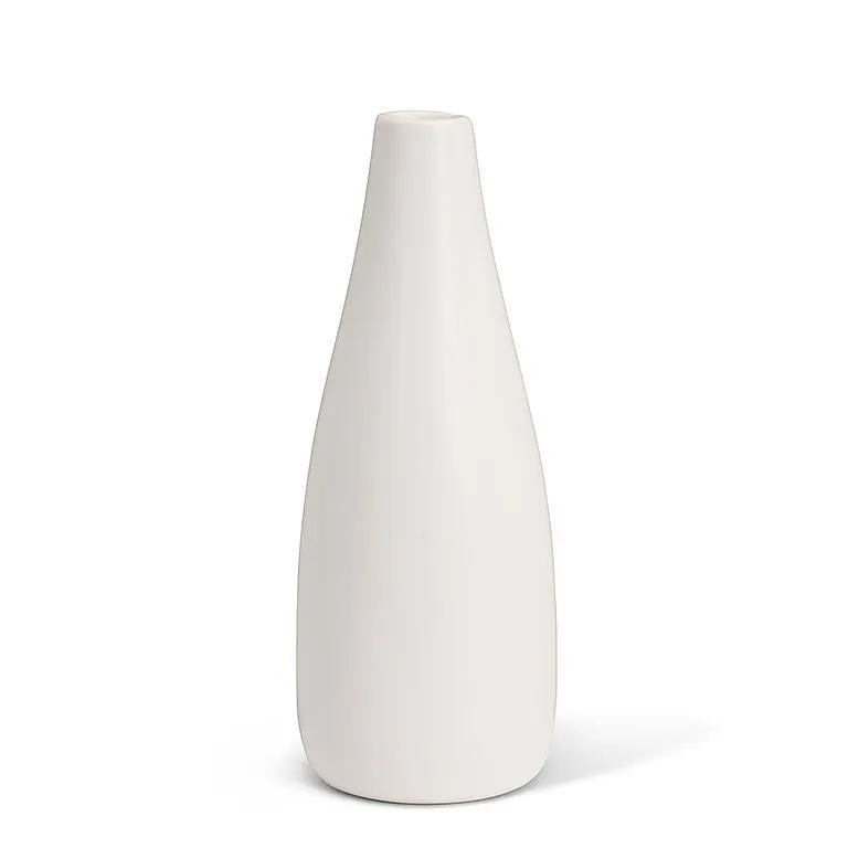 Tall Vase - 8" - Matte White