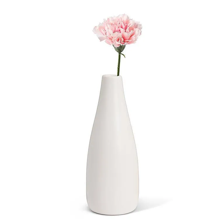 Tall Vase - 8" - Matte White
