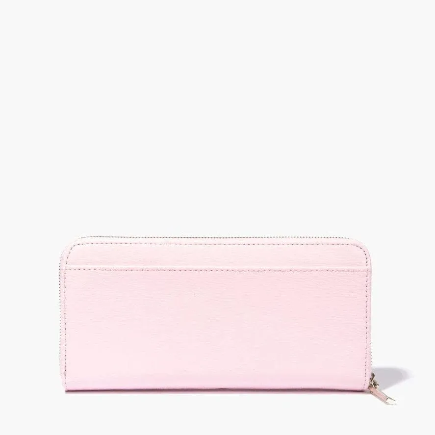 Ted Baker Hunieh Heart Zip Around Purse Pale Pink
