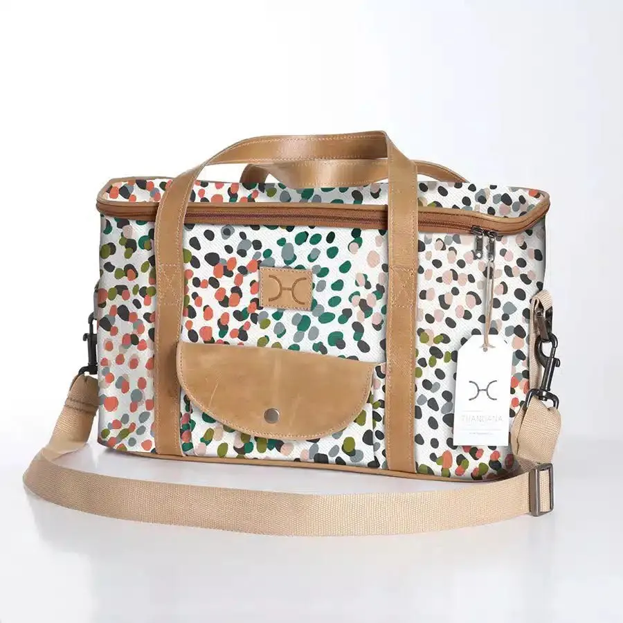 Thandana Laminated Fabric Caddy Cooler Bag