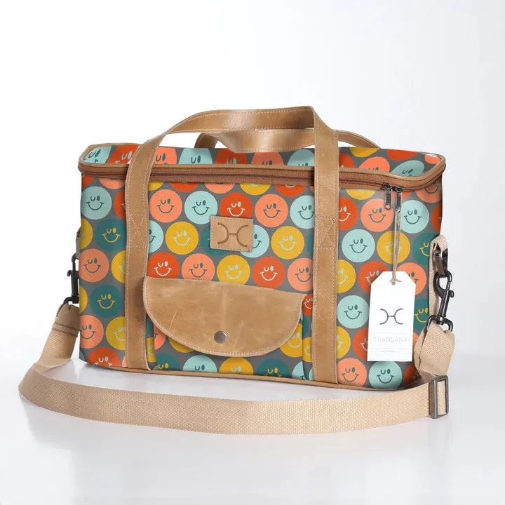 Thandana Laminated Fabric Caddy Cooler Bag