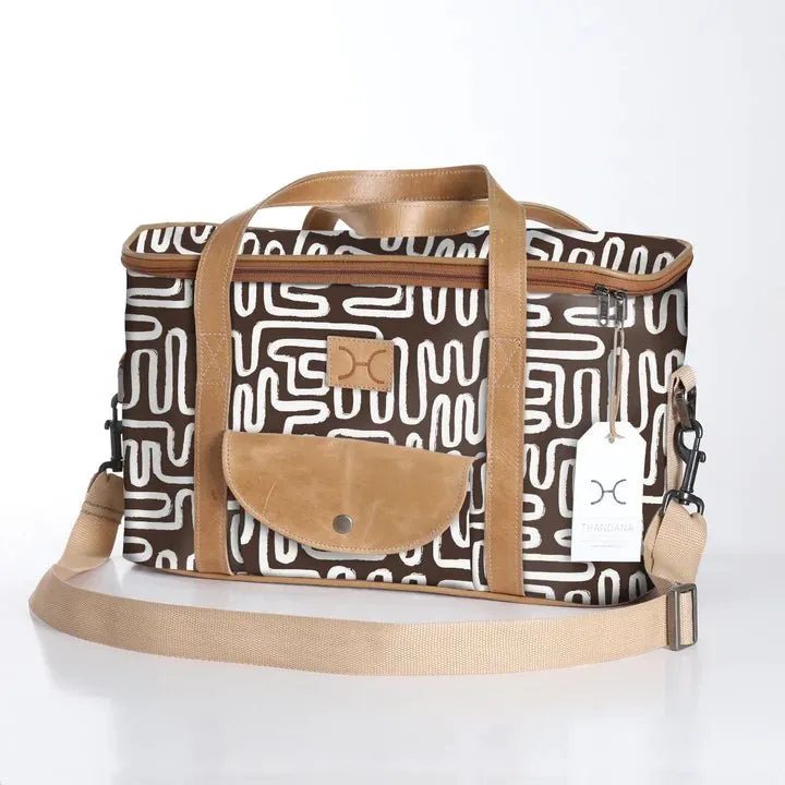 Thandana Laminated Fabric Caddy Cooler Bag