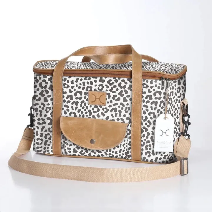 Thandana Laminated Fabric Caddy Cooler Bag
