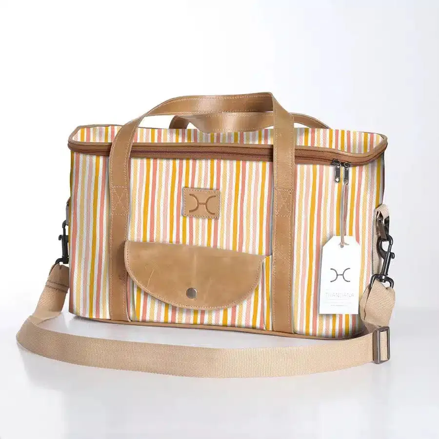 Thandana Laminated Fabric Caddy Cooler Bag