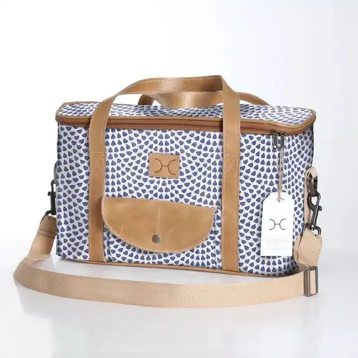 Thandana Laminated Fabric Caddy Cooler Bag