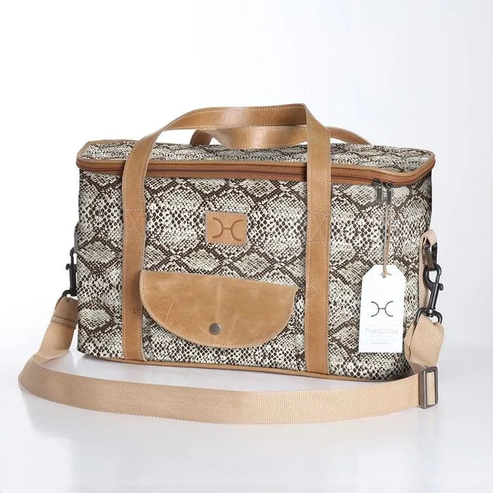 Thandana Laminated Fabric Caddy Cooler Bag