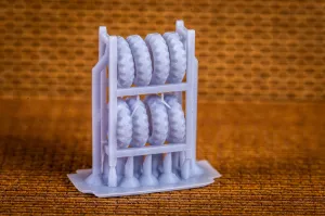 Tire Rack (Truck Tires) - HO Scale