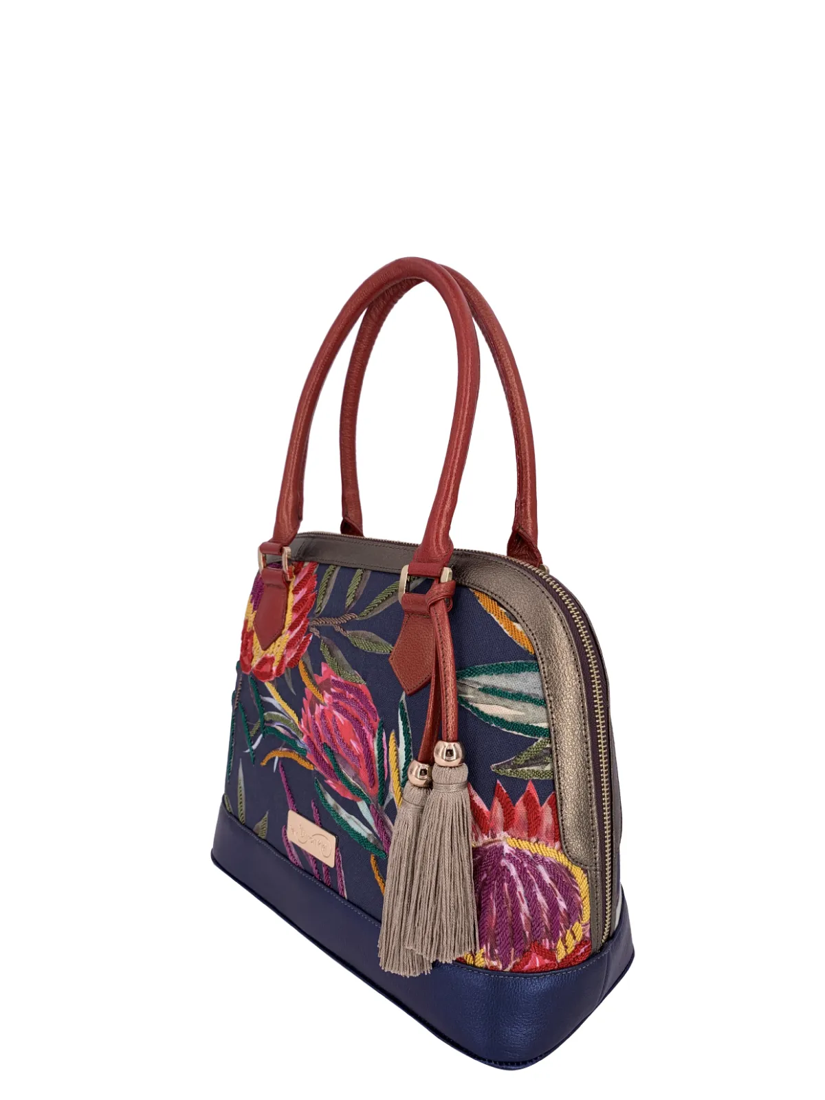 TROPICALIA AZUL-ROJO HANDBAG