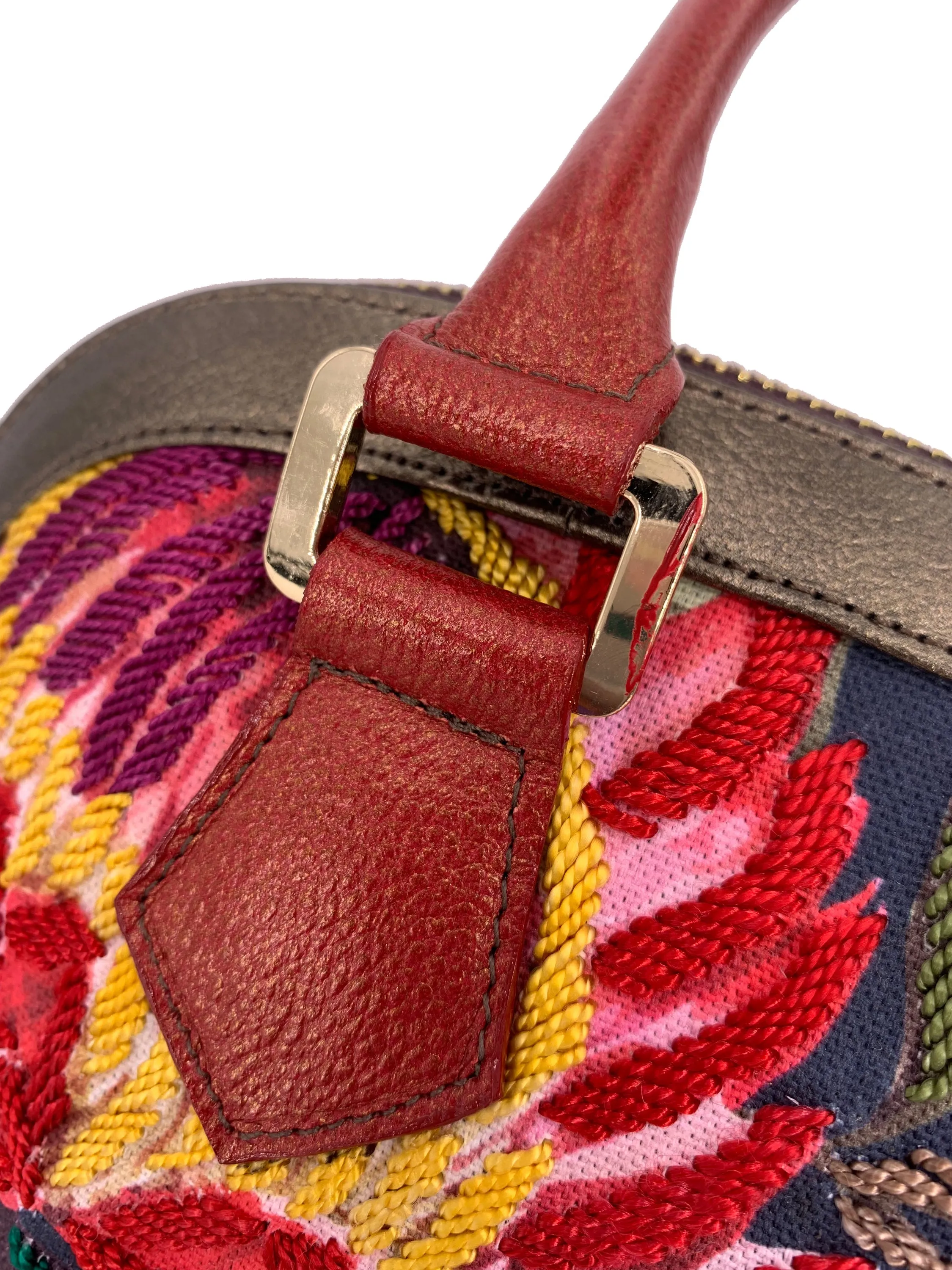 TROPICALIA AZUL-ROJO HANDBAG
