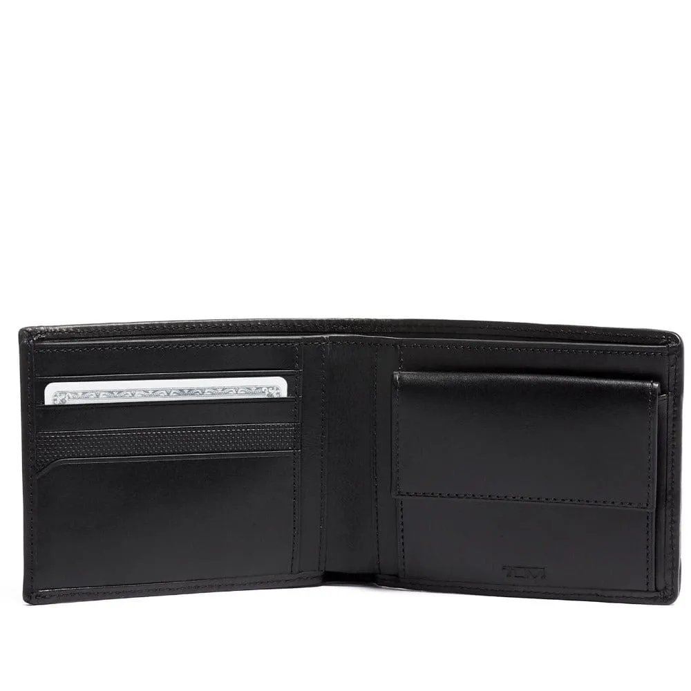 Tumi Global Wallet with Coin Pocket Black