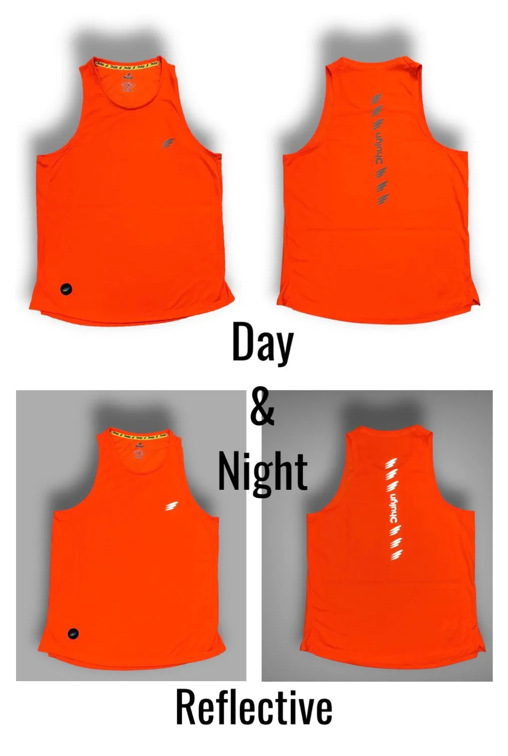 Unisex Training Tank with Reflective Details