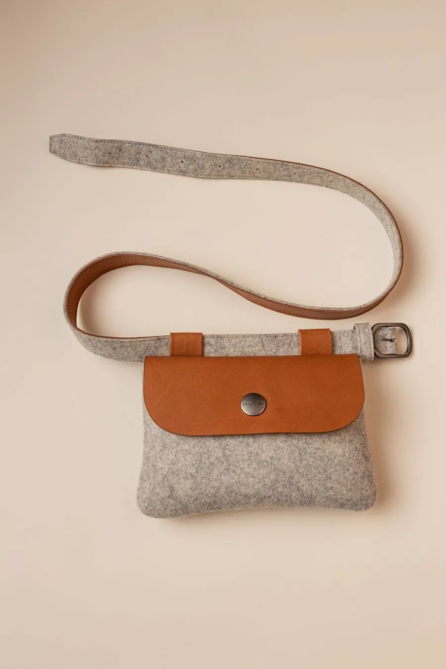 Unty Belt Bag Alpaca & Wool Color Grey