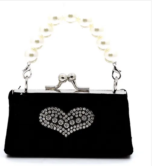 Velvet & Pearl Coin/Lipstick Purse